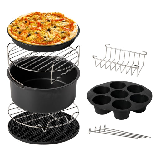 12 PCS Air Fryer Accessories Round Accessories for 5.3QT-6.8QTup