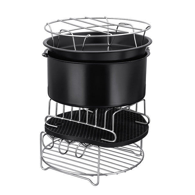 12 PCS Air Fryer Accessories Round Accessories for 5.3QT-6.8QTup