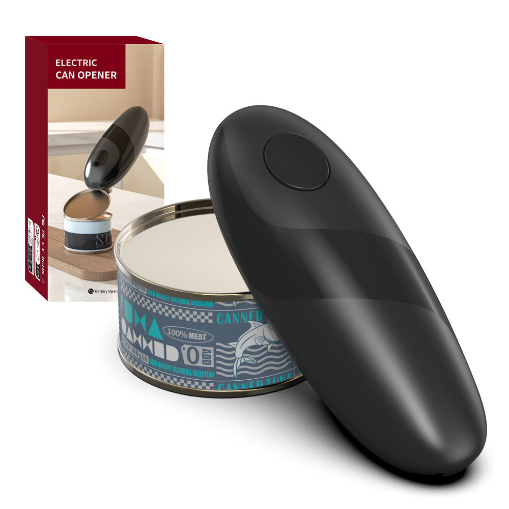 Auto Electric Can Opener For Kitchen Battery Hand Free Easy Cans Opening