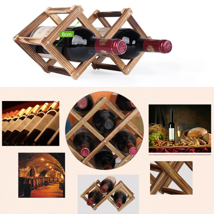 wooden wine rack for wine lovers
