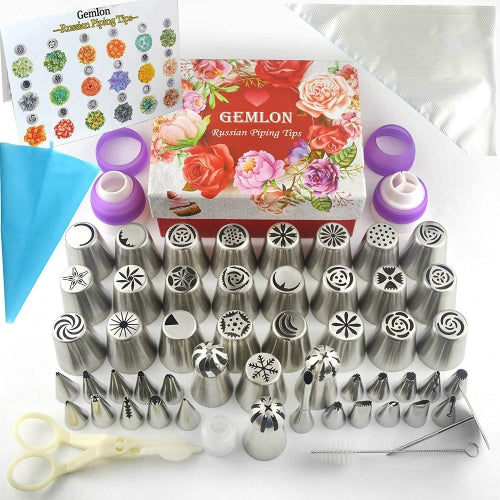 88 PCS Cake Decorating Kit Baking Supplies Piping Bags and Tips Set