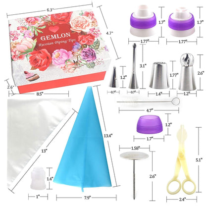 88 PCS Cake Decorating Kit Baking Supplies Piping Bags and Tips Set