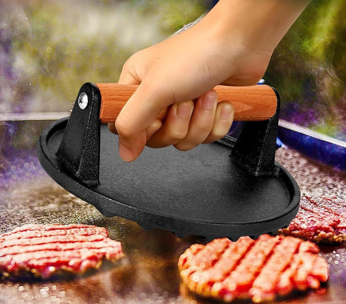 Meat Steak with Wood Handle