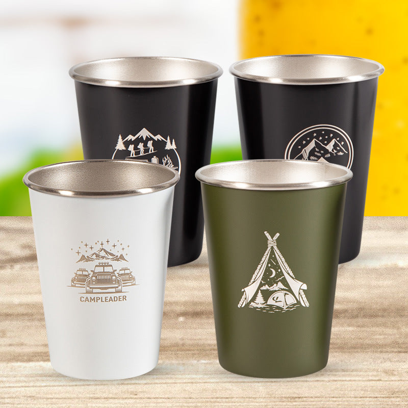 Stainless Steel Outdoor Water Cup Set