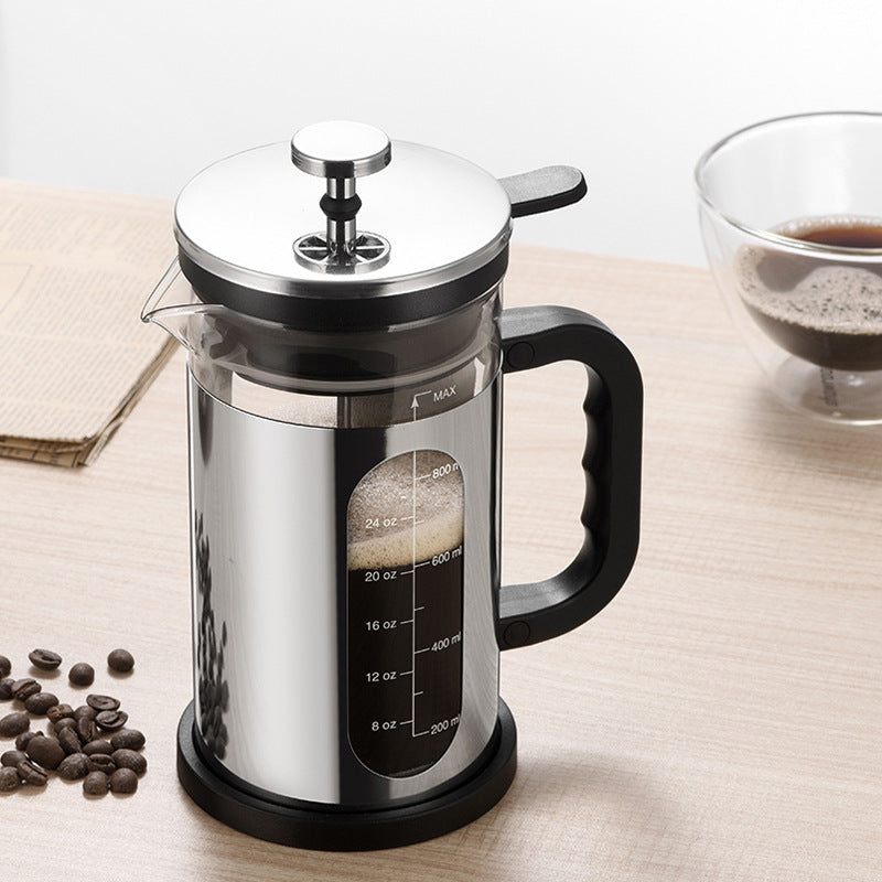 Borosilicate Glass Stainless Steel Brewer