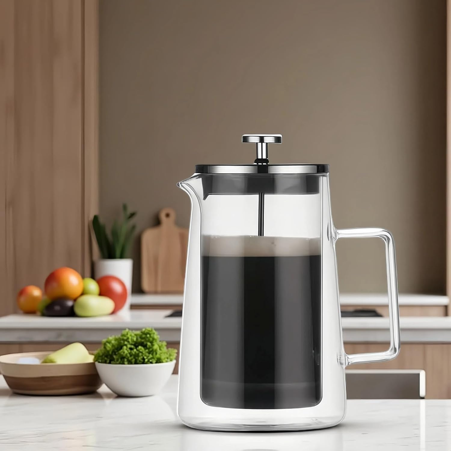 Borosilicate Glass Tea & Coffee Press