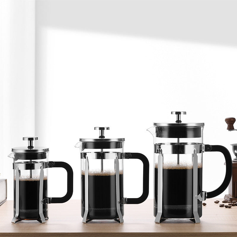 Borosilicate Glass French Press Coffee Maker