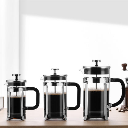 Borosilicate Glass French Press Coffee Maker