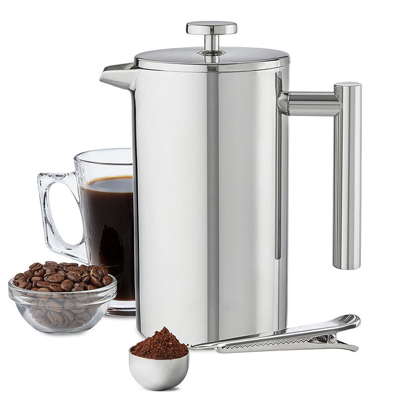 Insulated Stainless Steel French Coffee Press