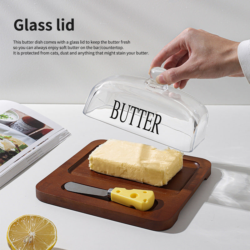 Large Butter Dish for Countertop