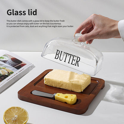 Large Butter Dish for Countertop