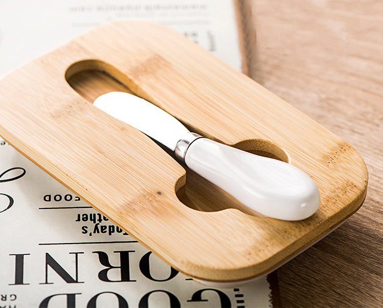Ceramic Large Butter Dish for Countertop