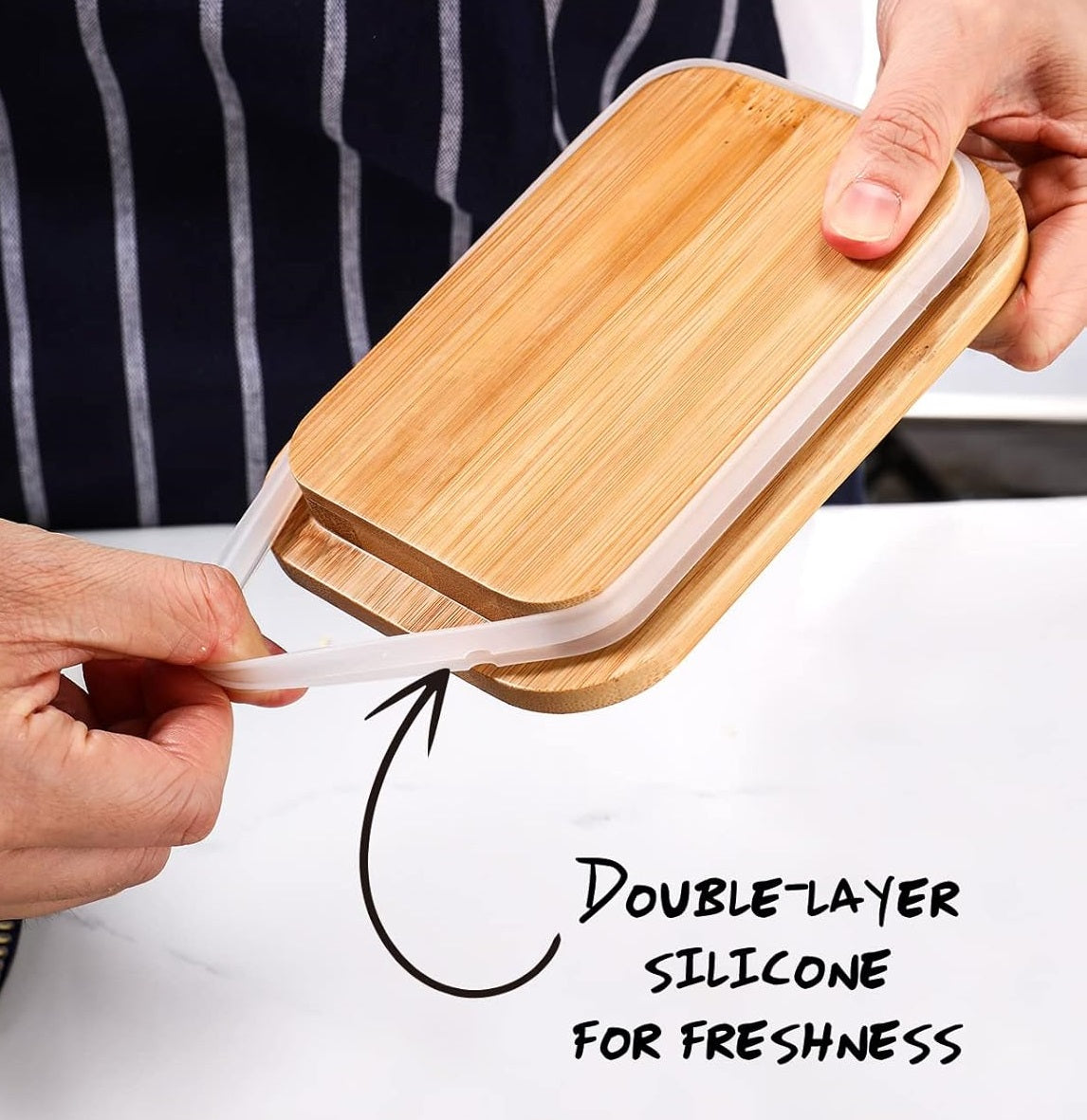 Ceramic Butter Dish with Lid