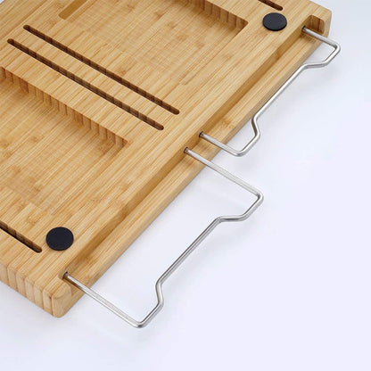 Bamboo Cutting Board with 5 Containers Set