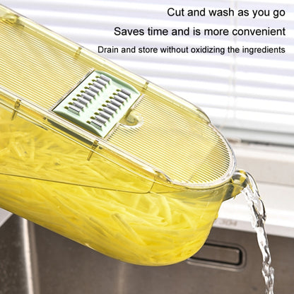 6 in 1 Vegetable Chopper Food Slicer Cutter With Drainer Basket Handguard