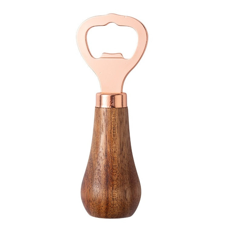 Wooden Bottle Opener Personalized Gifts Acacia Wood Can Opener for Kitchen Bar Restaurant Beer