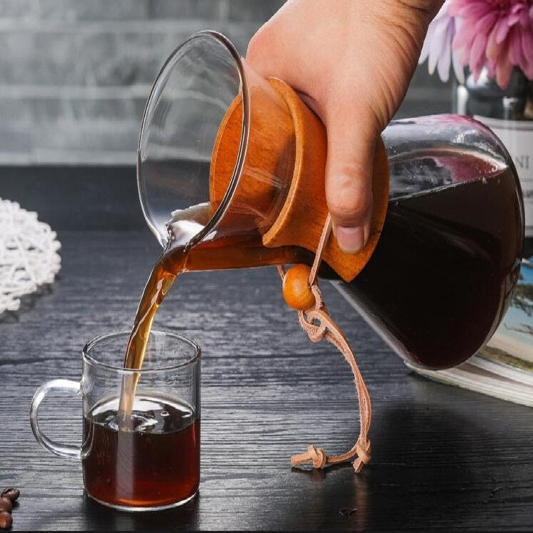 glass pour over coffee pot with stainless steel filter for small kitchens