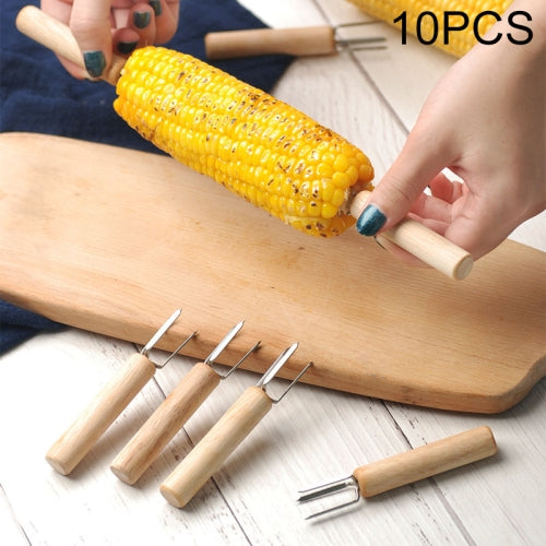 stainless steel corn cob skewers for outdoor BBQ
